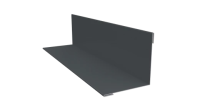 Угол внутрений 50x50x2000 мм, 7011 железно-серый глянцевый