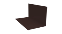 Угол внутрений 100x100x2000 мм, 8017 шоколадно-коричневый глянцевый
