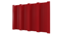 Профнастил Н60 902/845x0,4 мм, 3020 транспортный красный глянцевый