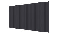 Профнастил К20 1185/1120x0,5 мм, 7024 графитовый серый стальной бархат