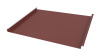 Фальцевая кровля 562/550x0,5 мм, 3009 оксид красный матовый