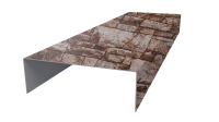 Декоративная накладка 20x60x20 мм, Дикий камень