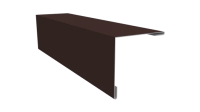 Угол наружний 50x50x2000 мм, 8017 шоколадно-коричневый глянцевый
