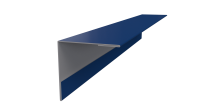 Планка угла наружного 30x30x2000 мм, 5005 сигнальный синий глянцевый