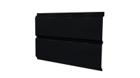 Л-брус 264/240x0,5 мм, 9005 черный янтарь глянцевый
