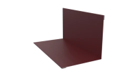 Угол внутрений 100x100x2000 мм, 3005 винно-красный матовый