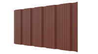 Профнастил К20 1185/1120x0,5 мм, 8004 медно-коричневый матовый