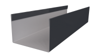 Стойка 40x60x40 мм, 7024 графитовый серый глянцевый