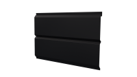Л-брус 264/240x0,5 мм, 9005 черный янтарь матовый