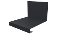 Планка примыкания нижняя к трубе фальц 140x200 мм, 7024 графитовый серый PUR Pruf