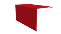 Угол наружний 100x100x2000 мм, 3020 транспортный красный глянцевый