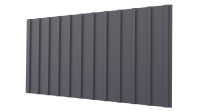 Профнастил С10 1170/1100x0,45 мм, 7024 графитовый серый матовый