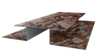 Планка стыковочная сложная 75x2000 мм, Дикий камень