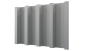 Профнастил Н60 902/845x0,6 мм, цинк
