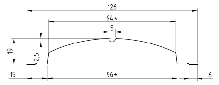 Штакетник Европланка 126x0,45 мм, 5002 ультрамариново-синий глянцевый