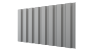 Профнастил С20A 1150/1100x0,45 мм, цинк