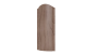Штакетник Европланка 126x0,45 мм, Орех 3D